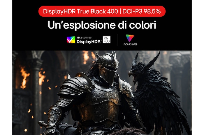 Esplosione di colori Monitor Gaming 34GX90SA-W